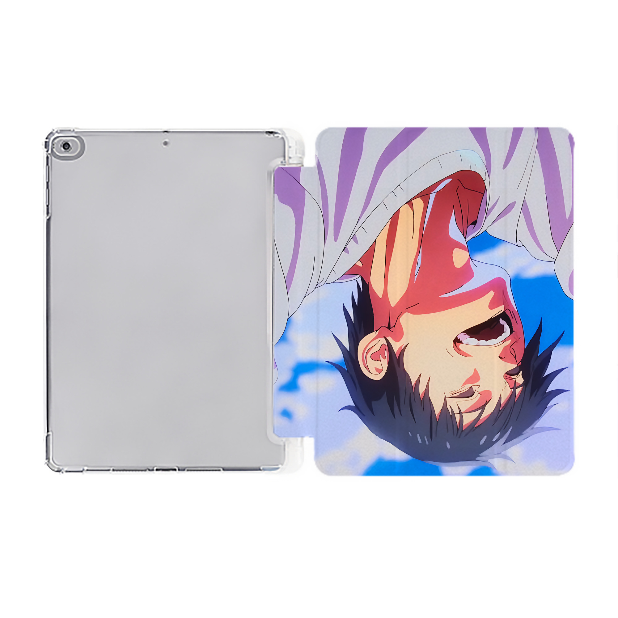 （画像用） SPY×FAMILY间谍家家酒 IPad ケース ペン収納付き 三つ折りスタンド PUレザー×シリコン 対応機種9.5/10.5/10.9インチ